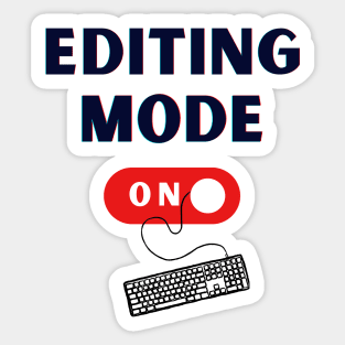 Editing mode on Sticker